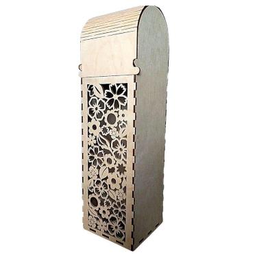 Imagem de Caixa Para Vinho Em Mdf Cru