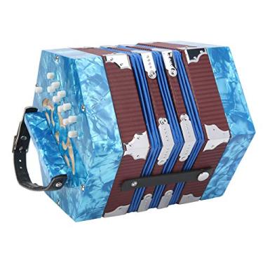 Imagem de Acouto Acordeão Concertina Profissional Adultos Iniciantes, Acordeão Concertina Portátil Suprimentos de Instrumentos Musicais para Adultos Profissionais, Portátil Com Bolsa de Transporte - Musical