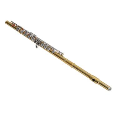 Imagem de SPYMINNPOO Flauta 16 Teclas Flauta C Com Maleta de Transporte, Instrumento de Latão Polido à Mão de para Iniciantes, Estudantes e Profissionais, Fácil de Tocar Com Ressonância Total