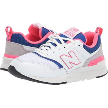 Imagem de New Balance Tênis infantil unissex, Branco, 5 Little Kid