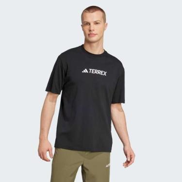 Imagem de Camiseta Adidas Terrex Logo Preta, G