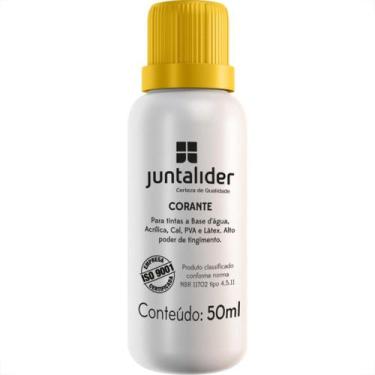 Imagem de Corante Juntalider Amarelo 50Ml Para Tinta - Kit C/12