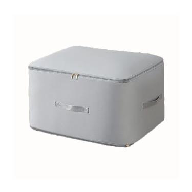 Imagem de Organizador de autocompressão com economia de espaço, pacote com 4 sacos de armazenamento para edredom com zíper – Sacos de armazenamento dobráveis a vácuo sem vedação para roupas, roupas de cama