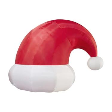 Imagem de Nishiyuenyi Chapéu de Natal Inflável, Enfeite Natalino para Uso Interno E Externo em Casa Durante As Festas de Fim de Ano.