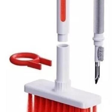 Imagem de Escova de Limpeza Teclados Fone de Ouvido Multifuncional 5X1 - TJ Drop