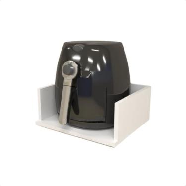 Imagem de Suporte Para Airfryer Bebedouro E Eletrodomésticos Pequenos 40X40 branco preto cinza amadeirado(BRANCO)