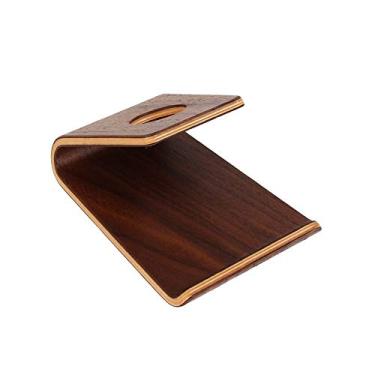 Imagem de Naroote Suporte de Suporte de Telefone Antiderrapante Leve de Madeira para Todos Os Telefones Celulares Tablet Pad, Decoração de Mesa Ecologicamente Correta para Escritório, Material de Madeira
