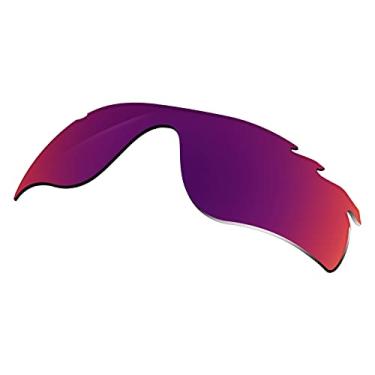 Imagem de Lentes de óculos de sol Glintbay de substituição 100% precisas para Oakley Radar Path ventiladas, Polarized Midnight Sun Mirror, Small