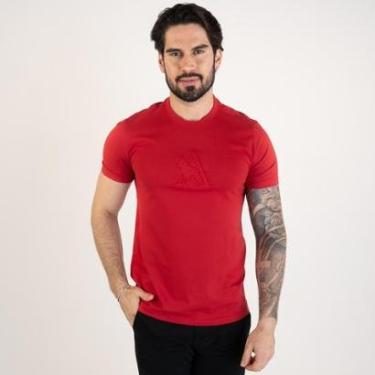Imagem de Camiseta Acostamento Wolf Central Vermelha-Masculino