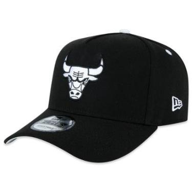 Imagem de BONE NEW ERA 9FORTY A-FRAME CHICAGO BULLS NBA PRETO-Masculino