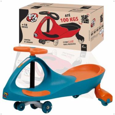 Imagem de Carrinho Gira Gira Car Com Luz Led Nas Rodas, Rolimã, Infantil, Menino
