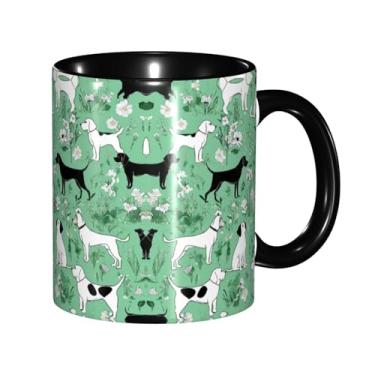 Imagem de Zeraoke Goat Frolic Print Canecas de café criativas, personalizadas, presente para a família, tamanho de 325 ml, unissex