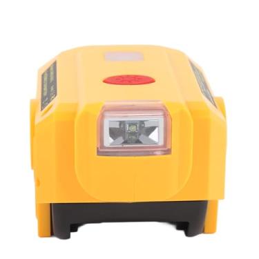 Imagem de KUIDAMOS Inversor Portátil de Bateria de 200 W Com Luz LED para DCB206 205 DCB204, Conversor de Energia Versátil para Camping, Caminhadas, Emergência