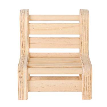 Imagem de Mini banquinho de madeira maciça para óculos de sol, display de óculos, organizador de suporte para loja de escritório doméstico, rack de óculos de madeira, mesa oval, banco curto (banquinho curto)