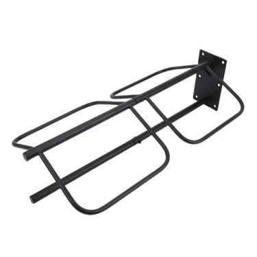 Imagem de Depisuta Suporte de parede para selas, em metal resistente, com barra para almofadas, ideal para selas, mantas e cobertores de cavalo. Perfeito para estábulos, garagens, baias