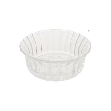 Imagem de Conjunto 6 Bowl Lucy Vidro Transparente, 300ml, 10,5cm Diâmetro, para Saladas, Sobremesas e Petiscos