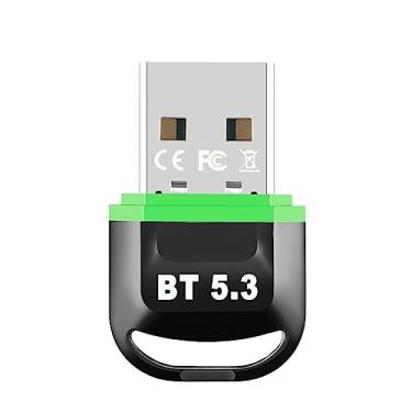 Imagem de Adaptador USB Bluetooth 5.3 para PC de mesa, receptor de transferência sem fio para alto-falante de PC, mouse sem fio, teclado, receptor de áudio de música
