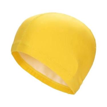 Imagem de Touca De Natação Impermeável Em Tecido PU plus Size Para Homens E Mulh