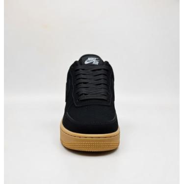 Imagem de Tênis Force Masculino Casual, Preto com Sola Goma, Numeração 35 ao 43 (BR, Adulto, Numérico, 42)