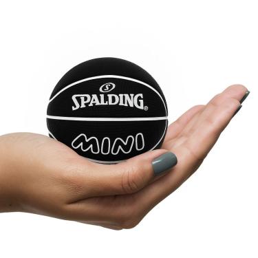 Imagem de Mini Bola de Basquete Spalding Spaldeen - Preto-Unissex
