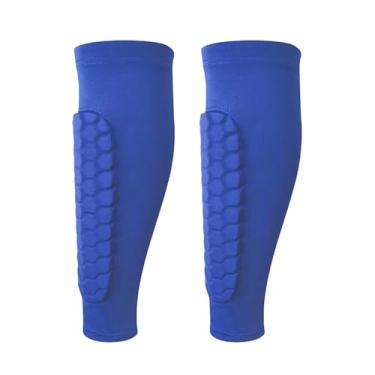 Imagem de Caneleiras de Futebol para Rapazes | Proteção Macia Antiderrapante | Equipamento de Proteção para Futebol,Para Baseball Basquete Boxe Kickboxing Mountain Bike Corrida Caminhada Ciclismo Levantamento D