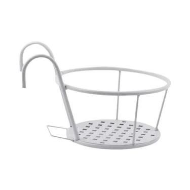 Imagem de Cestos De Plantas Suspensos De Ferro Para Exterior, Suporte Redondo Pa