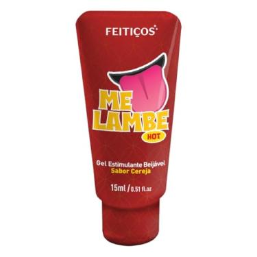 Imagem de Gel Estimulante Beijável Cereja Hot Me Lambe Feitiços de 15g