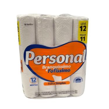 Imagem de Papel Higiênico Personal Folha Simples 30m Leve 12 Pague 11