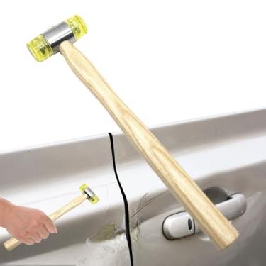 Imagem de Ferramentas de trabalho de carroceria - cabo de com removedor de amassados de cabeça de nylon | Martelos de metal de de | para caminhão, veículo, automotivo, caminhonete