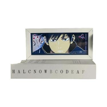 Imagem de Luminária De Mesa LED Com Caixa De Sombras De Olhos De Anime, Luz De A