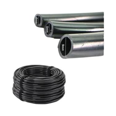 Imagem de Mangueira De Jardim PE Preta 10-50M OD-6mm-12mm Tubo De Irrigação Por 