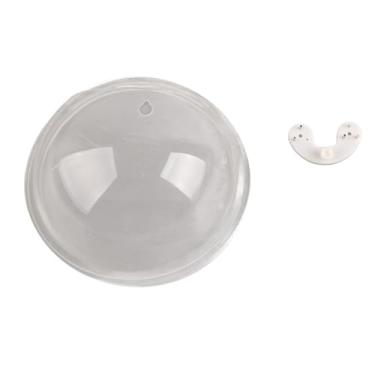 Imagem de Chiffonade Aquário suspenso de acrílico transparente de 14 cm montado na parede, economiza espaço, à prova de vazamento, para pequenas plantas de peixes, decoração de escritório em casa