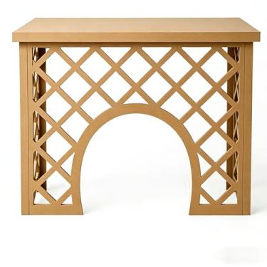 Imagem de Mesa Dobrável Grande para Festa - Ideal para Chá de Bebê, Revelação e Aniversários, Decorativa e Prática para Eventos Sociais