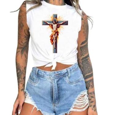 Imagem de Cropped T-Shirts Feminino Estampado Várias Estampas 52 - megan basic, 
