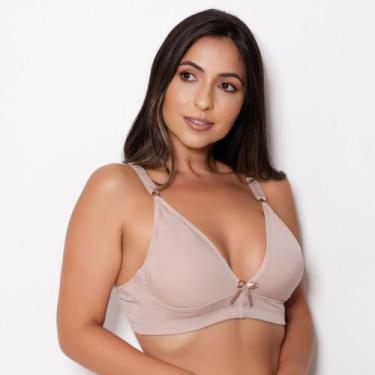 Imagem de Sutiã sem Bojo Reforçado Cor:ChocolateTamanho:M - Miidian Lingerie, Ch