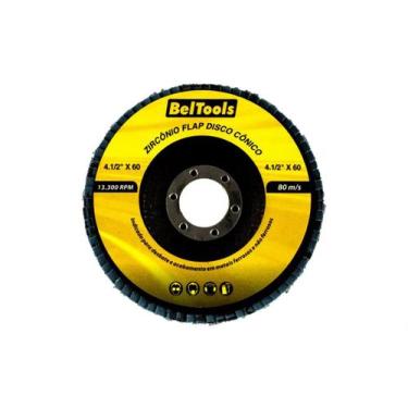 Imagem de Disco Flap Cônico 4.1/2 Para Metal Grão 60 Beltools