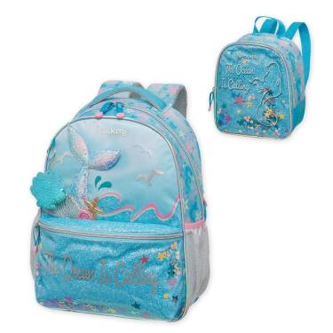 Imagem de Kit Mochila E Estojo Escolar Infantil Coleção Pack Me Pacifi