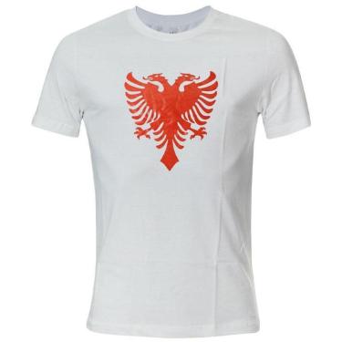 Imagem de CAMISETA CAVALERA ÁGUIA COLORS BRANCO CORAL V MASCULINA-Masculino