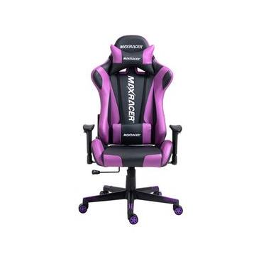 Imagem de Cadeira Gamer MaxRacer Skilled Roxo Nuvem Shop/Fast