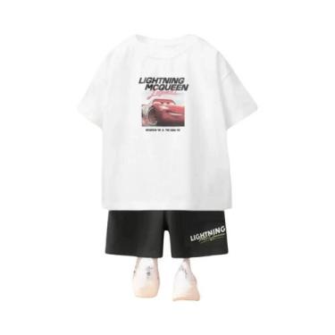 Imagem de Conjunto De Roupas Casuais De Verão Para Crianças Disney Com Camisetas