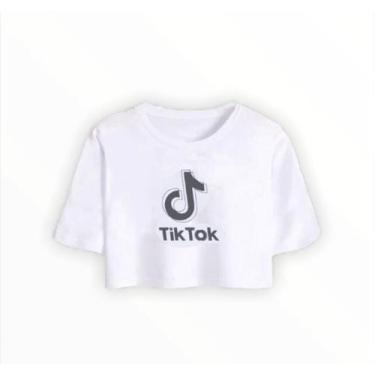 Imagem de Cropped Tik Tok Infantil/ ADULTO Store 100% Algodão - vm confecção , P