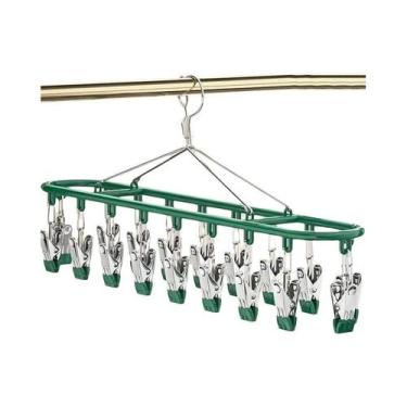 Imagem de Suporte Para Secar Roupas Em Aço Inoxidável, Ganchos À Prova De Vento 