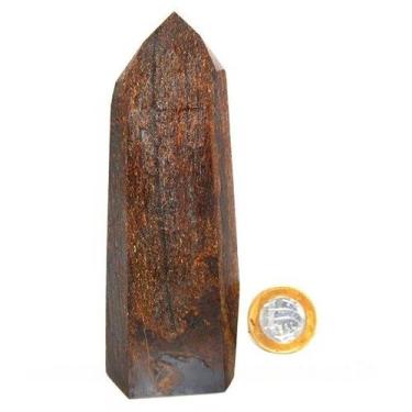 Imagem de Ponta Bronzita Lapidado Sextavado Natural 13 a 16 cm Tipo A - Cristais