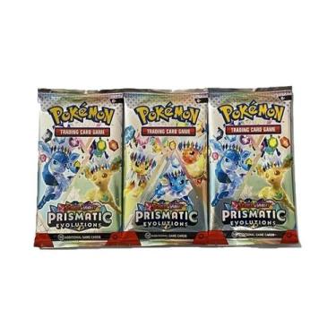 Imagem de Cartas De Batalha Pokémon Scarlet E Violet Mega Evolução Prismatic Boo