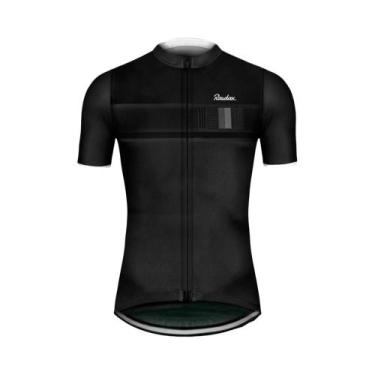Imagem de Camisa De Ciclismo Masculina Preta De Manga Curta Raudax Clássica Para