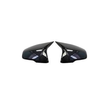 Imagem de Compatível com bmw x1 f48 x2 f39 z4 g29 2gt f45 f46 f52 f40 toyota supra 2 pçs preto brilhante asa lateral espelho retrovisor tampas(Bright black)