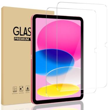 Imagem de MYGROO Pacote com 2 protetores de tela para iPad 11th A16 2025 [11 polegadas] / 10ª geração 2022 [10,9 polegadas], vidro temperado