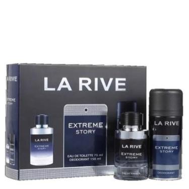 Imagem de KIT EXTREME STORY LA RIVE PERFUME MASCULINO EAU DE TOILETTE 75ML DESODORANTE 150ML-Masculino