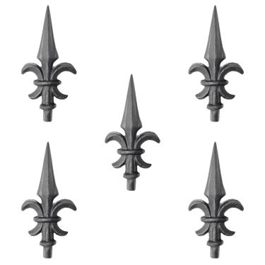 Imagem de Kit 5 Ponta de Lança Ferro Grade Portão Muro Espadinha Nº 3