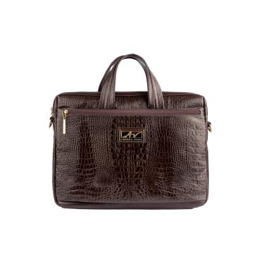 Imagem de Pasta executiva de couro croco Fabiana